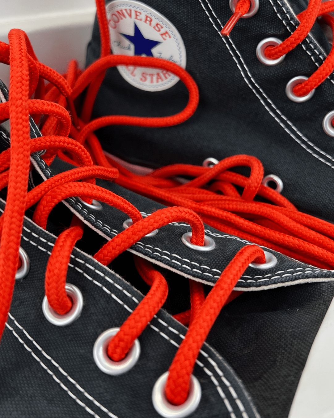 twined laces - relaced