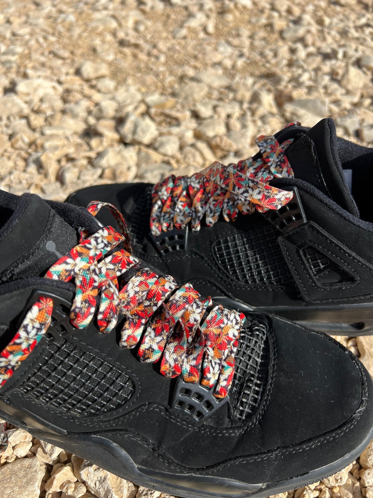 Orange flowery - relaced